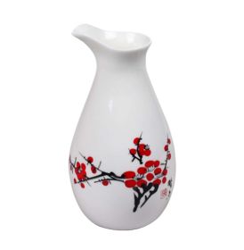 Ceramic Japanese Sake Pot Porcelain Sake Bottle Traditional Liquor Wine Jug #04