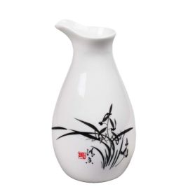 Ceramic Japanese Sake Pot Porcelain Sake Bottle Traditional Liquor Wine Jug #03