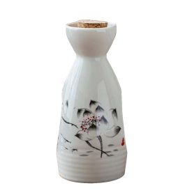 Ceramic Japanese Sake Pot Porcelain Sake Bottle Traditional Liquor Wine Jug #19