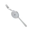 Pizza Cutter Knife with Fork Stainless Steel Portable Dual-Use for Pizza, Pies, Waffles and Dough Cookies Baking Tools