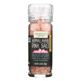 Frontier Herb Himalayan Pink Salt - Grinder Bottle - 3.4 Oz - Case Of 6