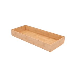 Better Homes & Gardens Bamboo Long Drawer Organizer, 15 IN W x 5.98 IN D x 1.97H, Natural Bamboo Color