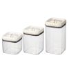 Better Homes & Gardens Canister Pack of 3 - Flip-Tite Square Food Storage Container Set, 4.5-cup, 7.5-cup and 10-cup