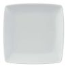 Better Homes & Gardens Loden Porcelain Square-Shaped Dinner Plate, White