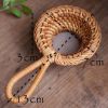 Handcrafted Rattan Woven Tea Strainer Retro Basket Tea Filter Tea Leaves Strainer Kung Fu Tea Ceremony Accessories