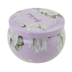 Popular Ethnic Style Aromatherapy Jar Candle Tinplate Wedding Candy Gift Box Round Tea Universal Packaging Box (Option: C125 Empty Can)