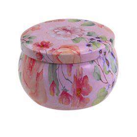 Popular Ethnic Style Aromatherapy Jar Candle Tinplate Wedding Candy Gift Box Round Tea Universal Packaging Box (Option: C210 Empty Can)