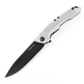 Aluminium Alloy Handle For Sharp Folding Knife (Color: black)