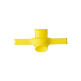 Reusable Food Seal Clamp Pour Food Bag Clip Spout (Color: yellow)