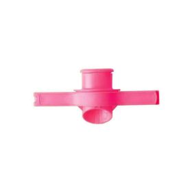 Reusable Food Seal Clamp Pour Food Bag Clip Spout (Color: pink)