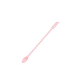 Double Ended Mini Silicone Scraper Spoon (Option: Nordic Pink Small Single)