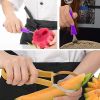 3-in-1 Fruit Digger Fruit Carving Knife Set Cutter Fruit Platter Separator Kitchen Gadgets Watermelon Ice Cream Baller Scoop